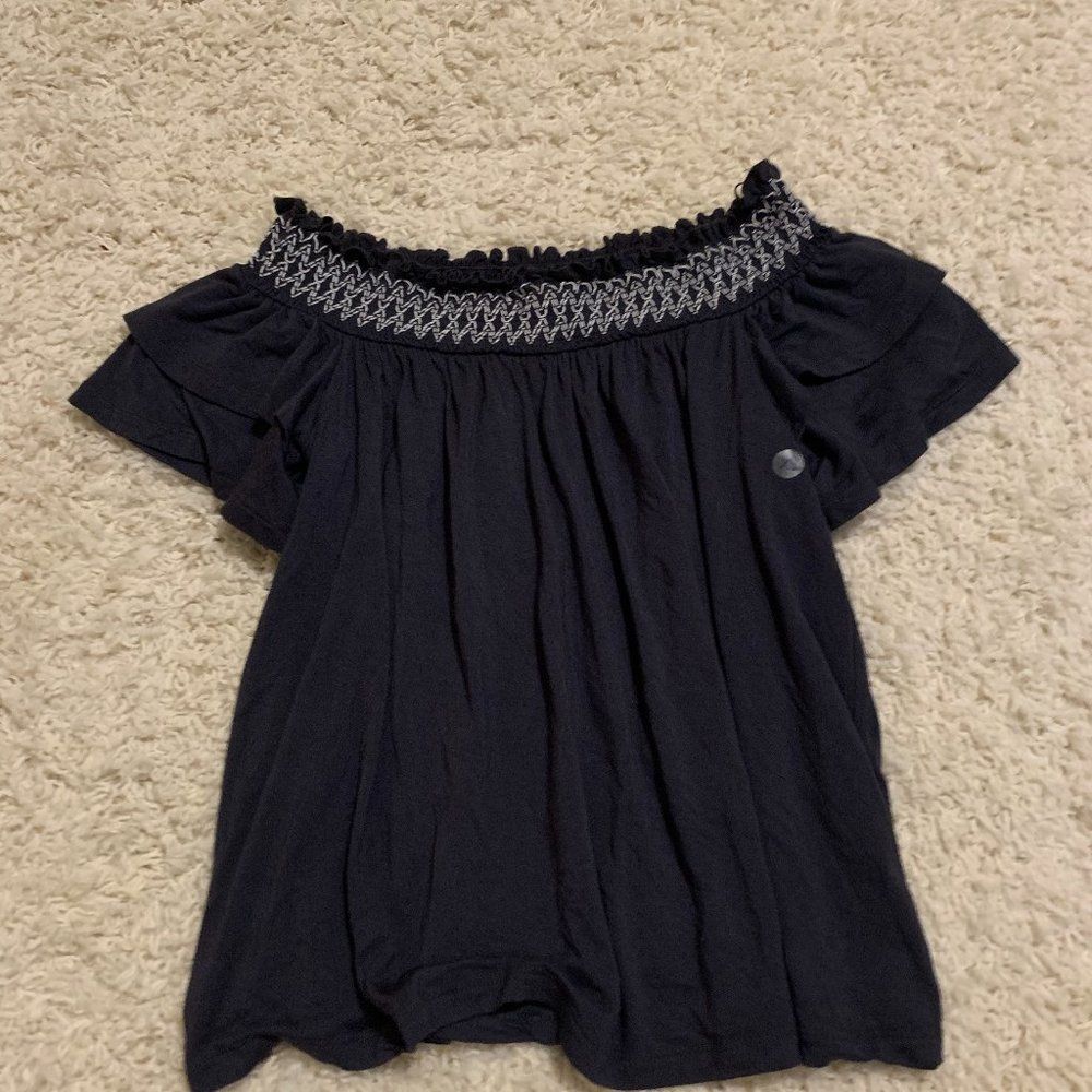 american eagle off the shoulder top xs